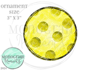 Pickle Ball - Ornament Size
